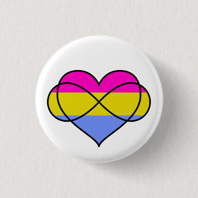 Pansexual Polyamory Button Knapp (Framsida)