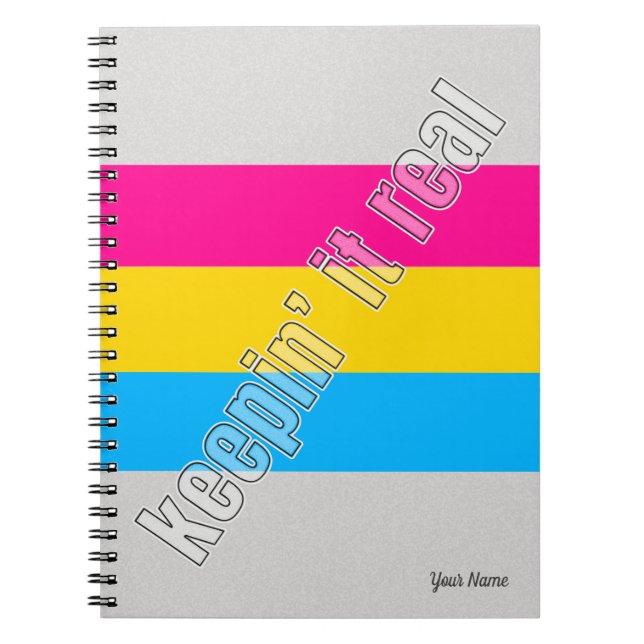 Pansexual Pride bärbar dator Anteckningsbok (Framsidan)