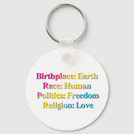 Pansexual Pride - Birthplace: Earth. Tävling: Männ Nyckelring