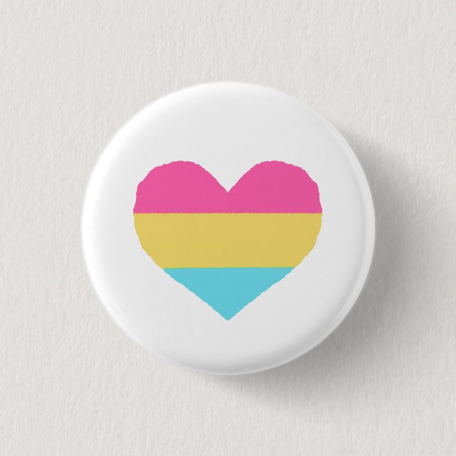Pansexual Pride-bricka Knapp (Framsida)