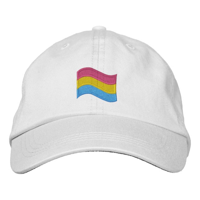 Pansexual Pride Broderad Keps (Framsida)