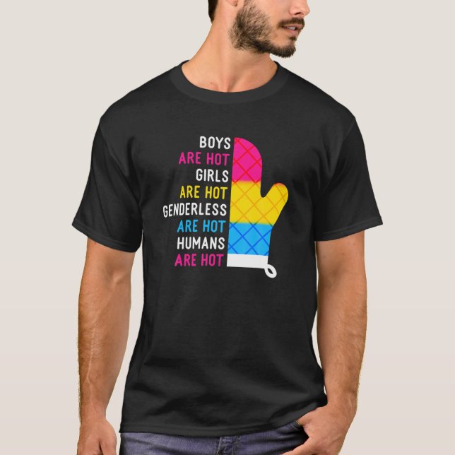 Pansexual Pride Definition, Funny Pansexuality Pan T Shirt (Framsida)