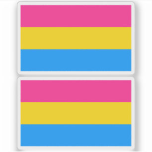 Pansexual Pride Färg Klistermärken