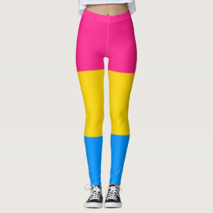 Pansexual Pride Färg Leggings
