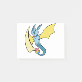 Pansexual Pride Fladdermus Dragon Post-it Block