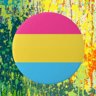 Pansexual Pride Flagga Knapp