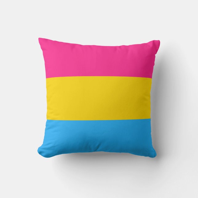 Pansexual Pride Flagga Kudde (Framsida)