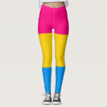 Pansexual Pride Flagga Leggings<br><div class="desc">Pansexual Pride Flagga</div>