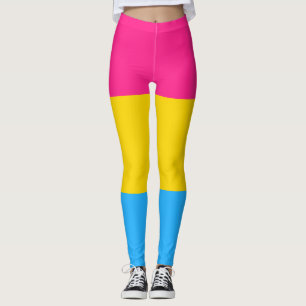 Pansexual Pride Flagga Leggings
