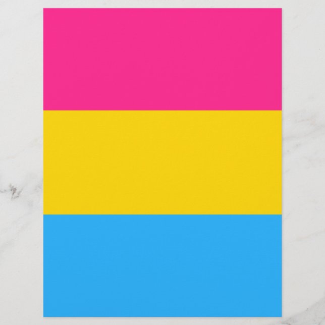 Pansexual Pride Flagga LGBTQ (Framsida)