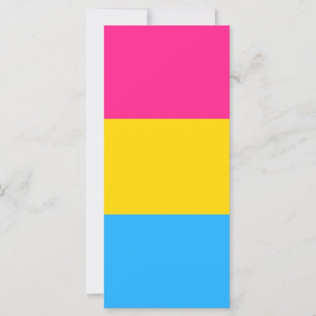 Pansexual Pride Flagga LGBTQ (Framsida)