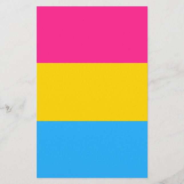 Pansexual Pride Flagga LGBTQ Flygblad (Framsidan)