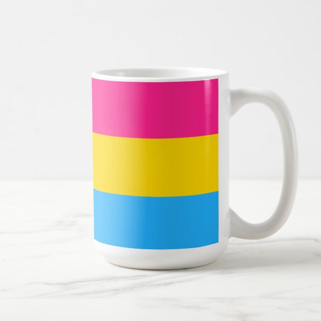 Pansexual Pride Flagga LGBTQ Kaffemugg (Höger)