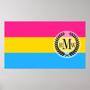 Pansexual Pride flagga Poster