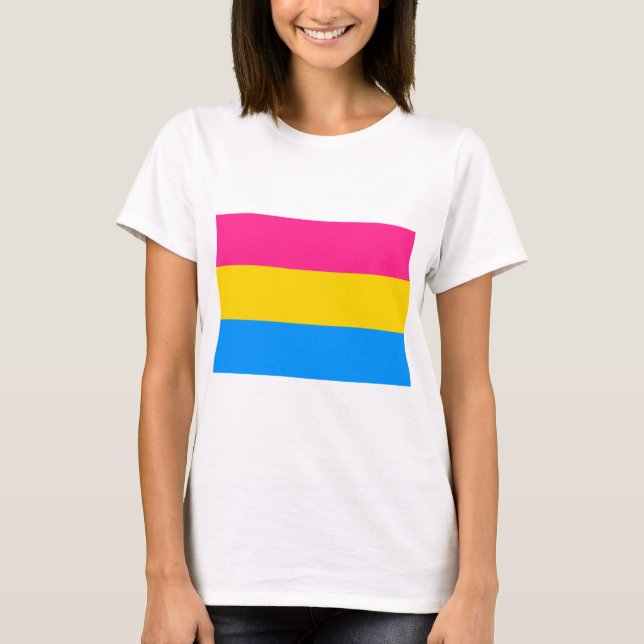 Pansexual Pride Flagga Tröja (Framsida)