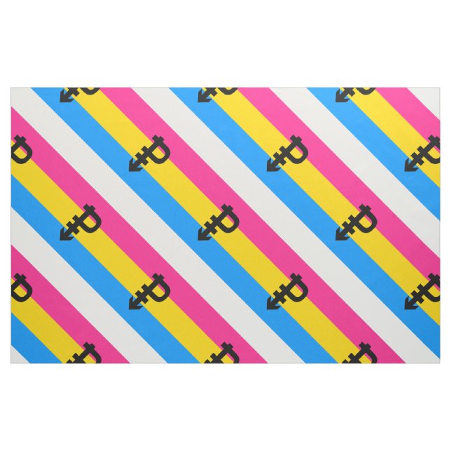 Pansexual Pride Flagga Tyg (Yard)
