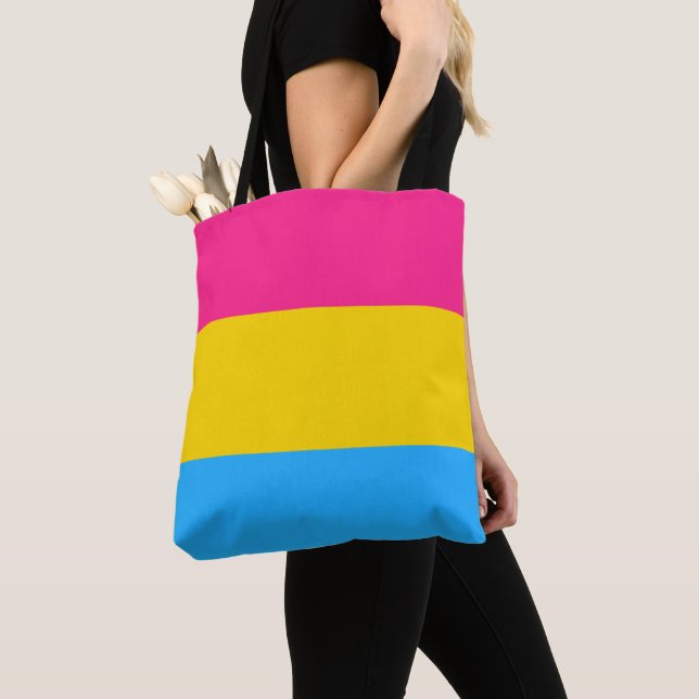 Pansexual Pride Flagga Tygkasse (Närbild)