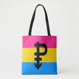 Pansexual Pride Flagga Tygkasse