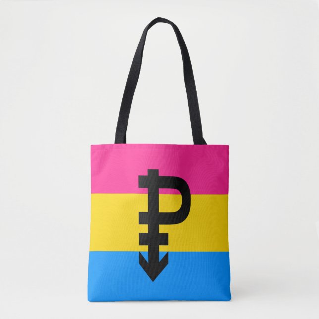 Pansexual Pride Flagga Tygkasse (Framsida)