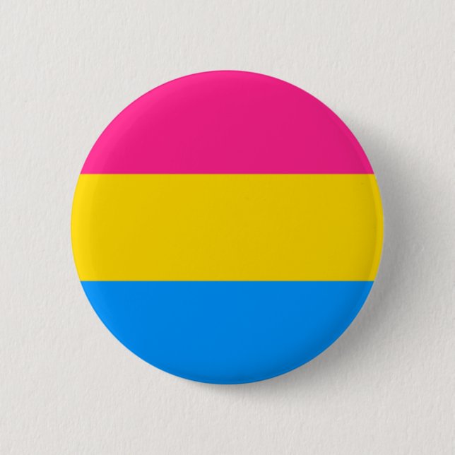 Pansexual pride knäppas knapp (Framsida)