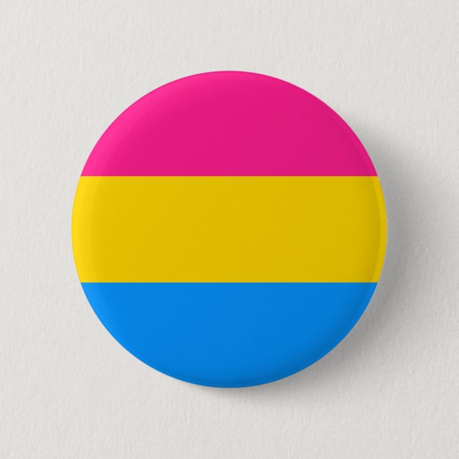 Pansexual pride knäppas knapp (Framsida)