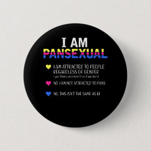 Pansexual Pride LGBT Equal-Höger Knapp