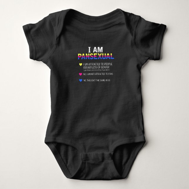 Pansexual Pride LGBT Equal-Höger T Shirt (Framsida)