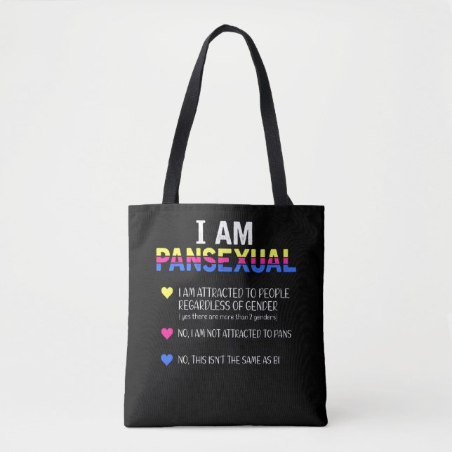 Pansexual Pride LGBT Equal-Höger Tygkasse (Framsida)