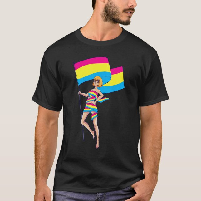 Pansexual Pride Lgbt T Shirt (Framsida)