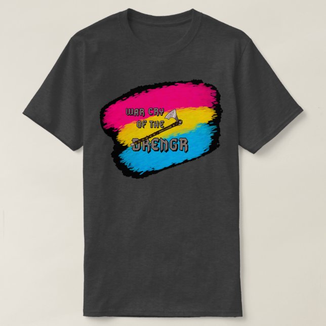 Pansexual Pride Norse Ax Classic TShirt T Shirt (Design framsida)