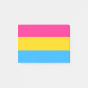 Pansexual Pride Post-it Block