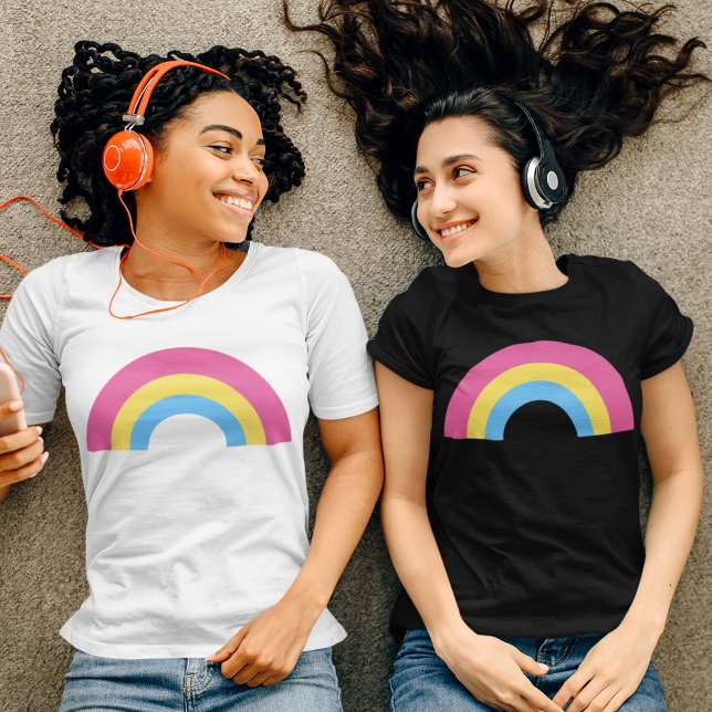 Pansexual Pride Rainbow Flagga T Shirt (Skapare uppladdad)