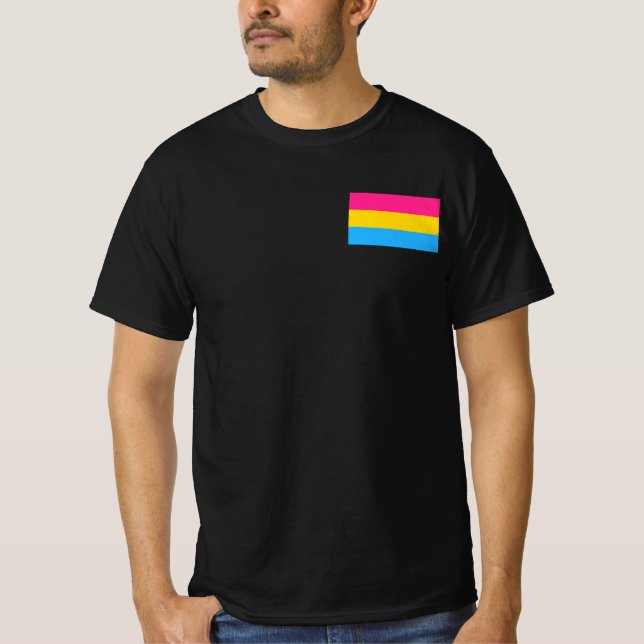 Pansexual Pride T Shirt (Framsida)