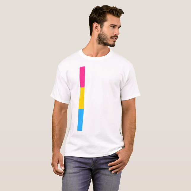 Pansexual Pride T Shirt (Hel framsida)
