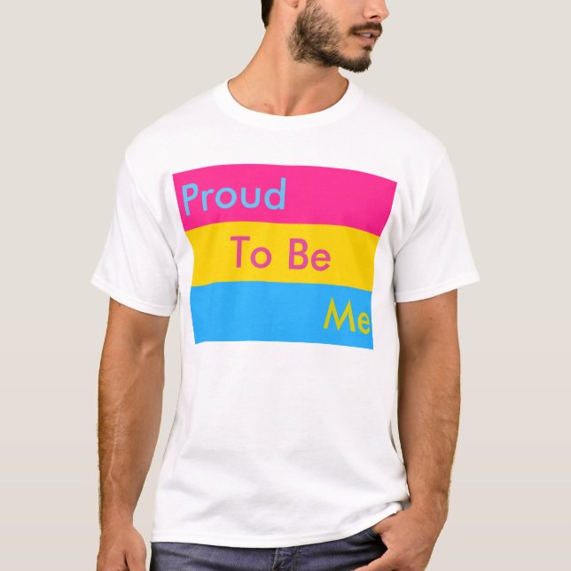 Pansexual pride t shirt (Framsida)