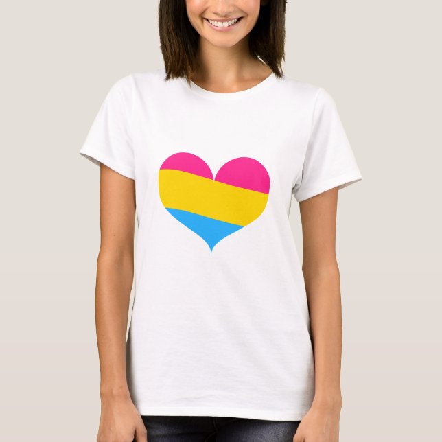 Pansexual Pride T Shirt (Framsida)