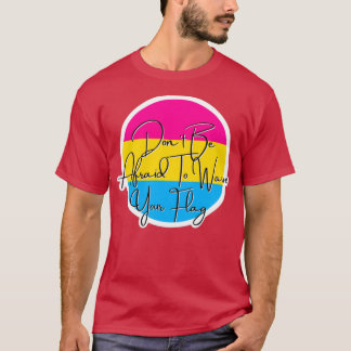 Pansexual Pride Wave din Flagga T Shirt