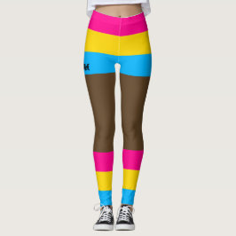 Pansexual PrideFaux Kort & Ben Leggings