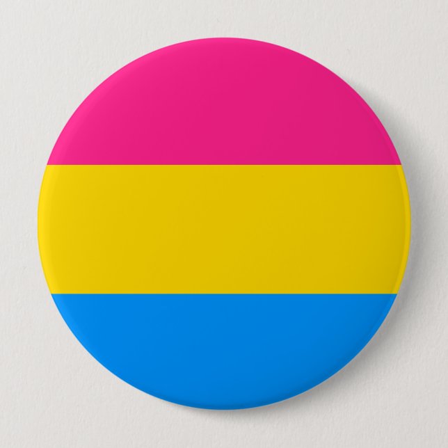 Pansexual prideflagga knapp (Framsida)