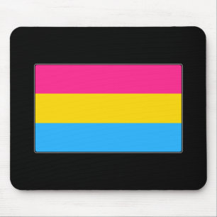Pansexual prideflagga musmatta