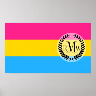 Pansexual prideflagga poster
