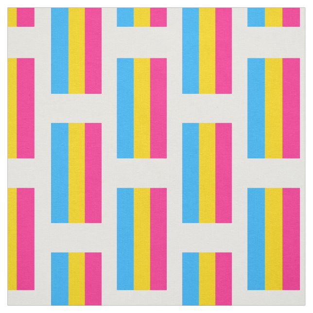 Pansexual prideflagga tyg (Provkarta)