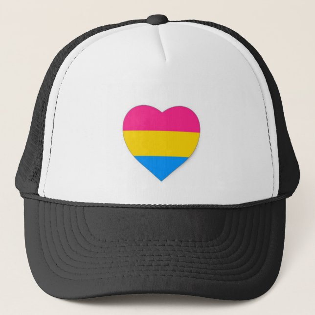 Pansexual pridehatt keps (Framsida)