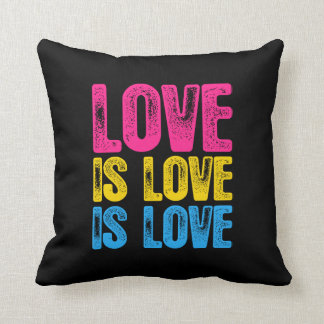 Pansexual pridekärlek är kärlek är kärlek kudde