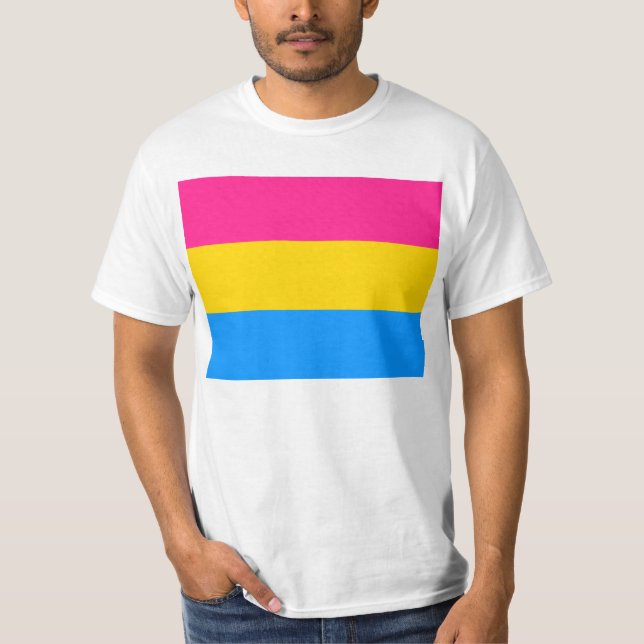 Pansexual pridet-skjorta t shirt (Framsida)
