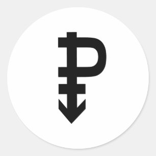 Pansexual Symbol Runt Klistermärke