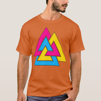 Pansexual Viking Valknut T Shirt