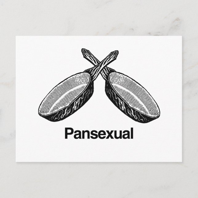 Pansexual - vykort (Framsida)