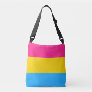 Pansexualitet pride flagga axelväska
