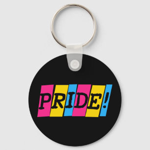 Pansexualitet pride texttecken nyckelring